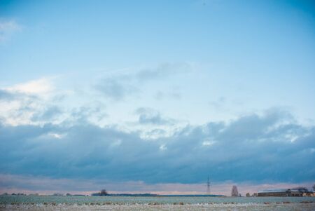 blue sky, natural clouds, nature series