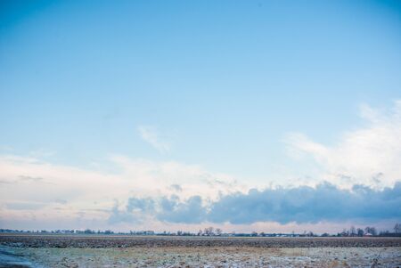 blue sky, natural clouds, nature series