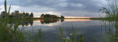 blue sky, natural clouds, nature seriesの写真素材