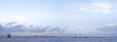 blue sky, natural clouds, nature seriesの写真素材