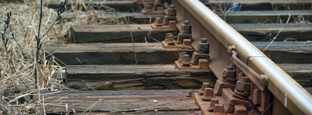 view of the railway track on a sunny day