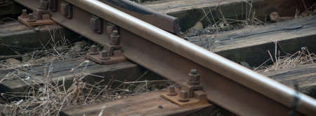 view of the railway track on a sunny day