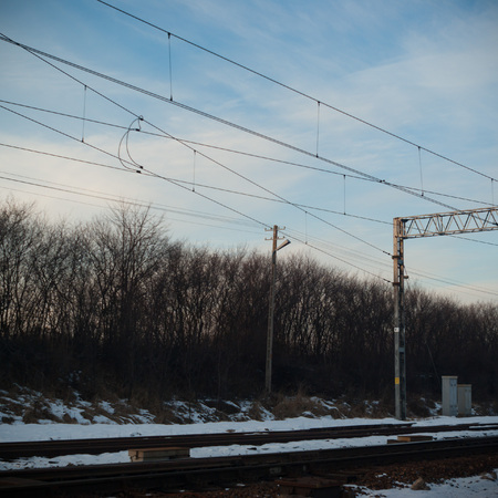ruins of a very heavily polluted industrial factory, industrial seriesの写真素材