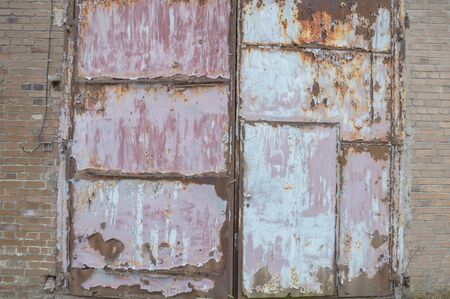 ruins of a very heavily polluted industrial factory, industrial seriesの写真素材