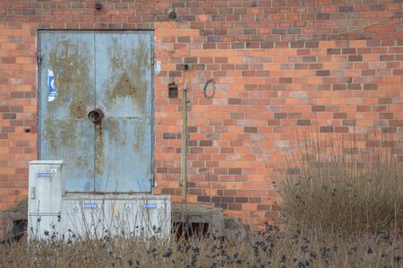 ruins of a very heavily polluted industrial factory, industrial seriesの写真素材