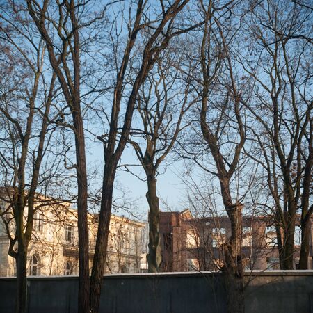 ruins of a very heavily polluted industrial factory, industrial seriesの写真素材