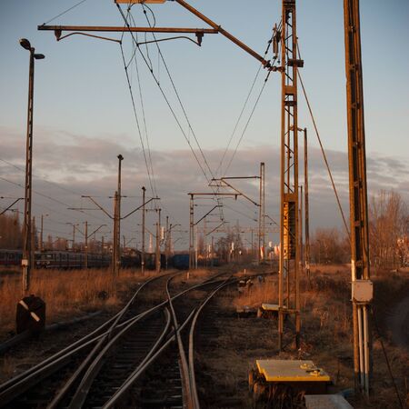 ruins of a very heavily polluted industrial factory, industrial seriesの写真素材
