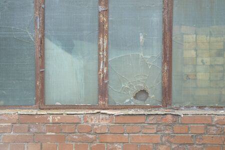 ruins of a very heavily polluted industrial factory, industrial seriesの写真素材