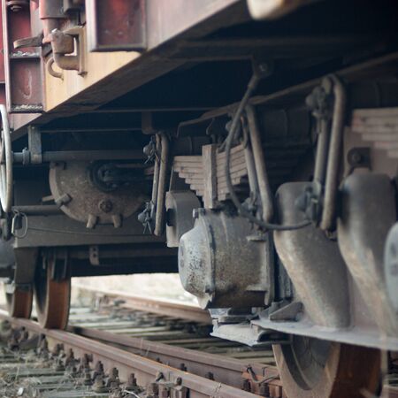 ruins of a very heavily polluted industrial factory, industrial seriesの写真素材