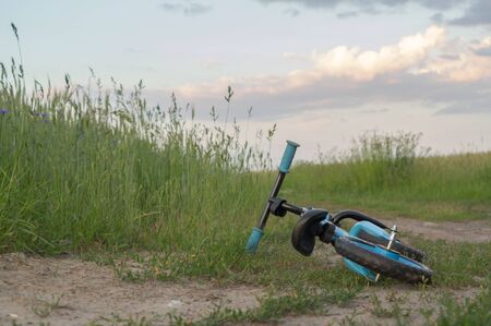 color bike, bike in sunny day, nature seriesの写真素材
