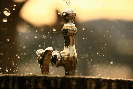 drinking fountainの写真素材