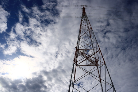 steel towerの写真素材