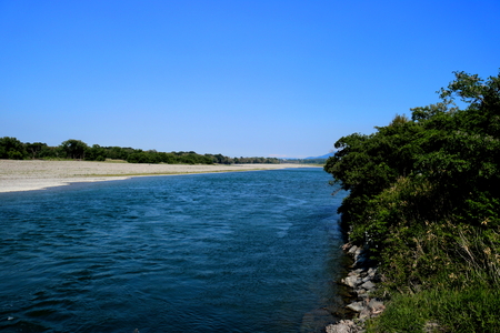 Yoshinogawa Riverの写真素材