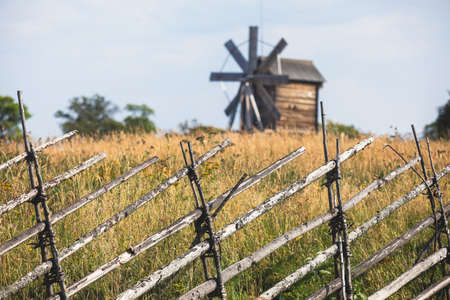 Kizhi Island and Kizhi Pogost wooden church open-air museum, summer day vibrant view of Onega Lake, Medvezhyegorsky District, Republic of Karelia, Russiaの写真素材