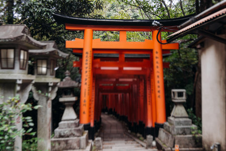 Fushimi Inari Taisha Shrine, Fushimi-ku, Kyoto Prefecture, Kansai region, Kyoto, Japan, Shinto...