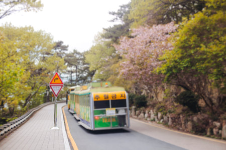Taejongdae resort natural Park landscape with Yeongdo Lighthouse, Taejongdae Cliffed Coast, Yeongdo,...