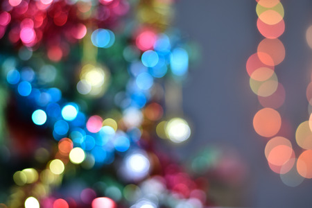 Christmas bokeh, Merry christmas and Happy New Year.