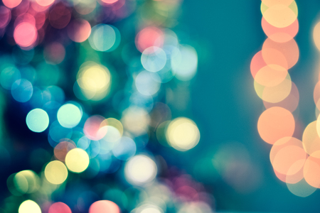 Christmas bokeh, Merry christmas and Happy New Year.の写真素材