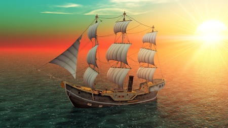 sailboatの写真素材