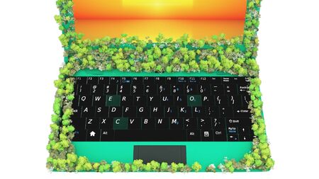 laptopの写真素材