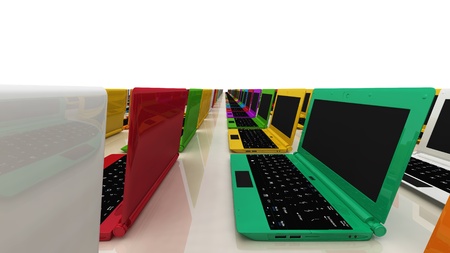 laptopの写真素材