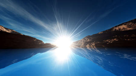 sun riseの写真素材