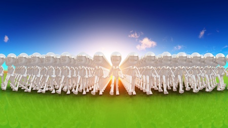 human image の写真素材