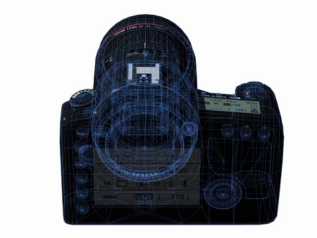 Digital SLR cameraの写真素材
