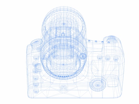 Digital SLR cameraの写真素材