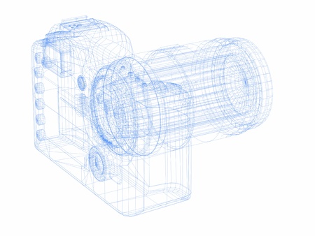 Digital SLR cameraの写真素材