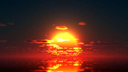 sun riseの写真素材