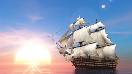 sailing boatの写真素材