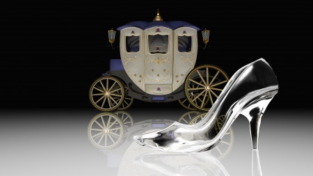 glass shoesの写真素材