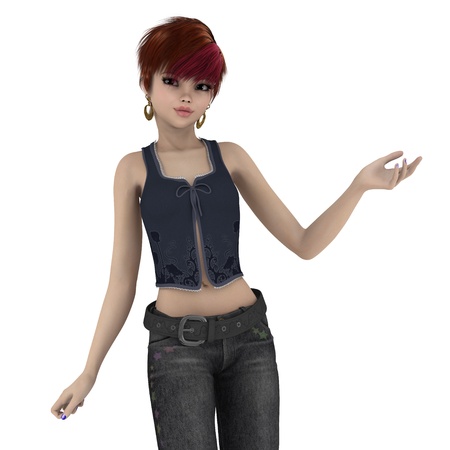 young womanの写真素材