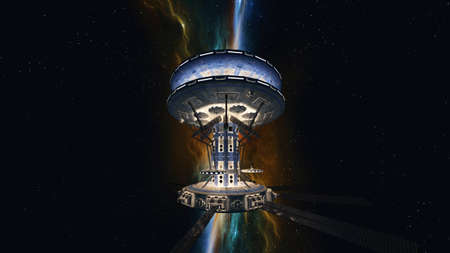 Space shipの写真素材