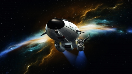 Space shipの写真素材
