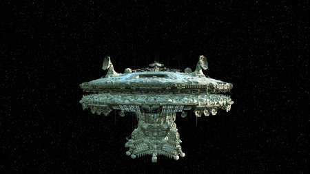 Space shipの写真素材