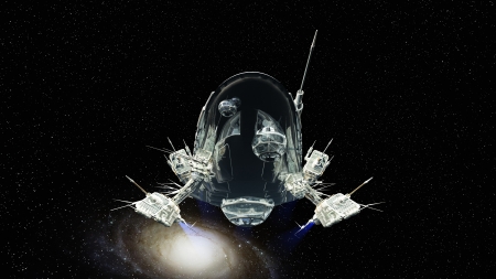 Space shipの写真素材