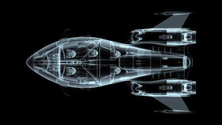 Space shipの写真素材