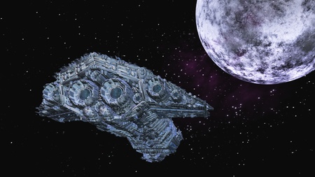 Space shipの写真素材