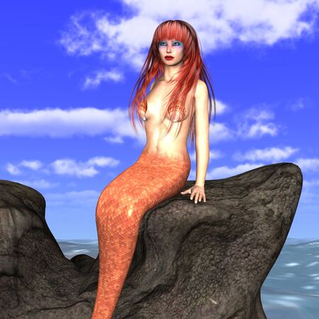 mermaidの写真素材