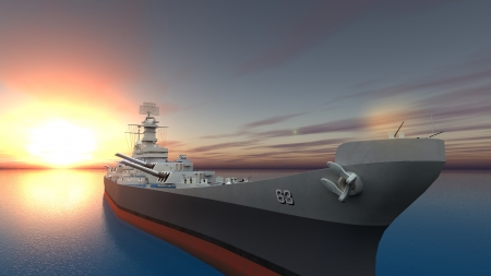 aegis-equipped destroyer の写真素材