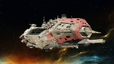 Space shipの写真素材