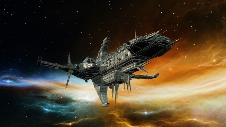 Space shipの写真素材