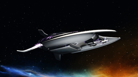 Space shipの写真素材