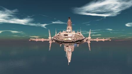 Space shipの写真素材