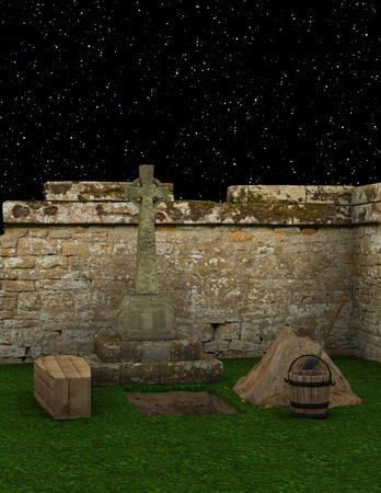 graveyardの写真素材