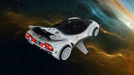 space shipの写真素材