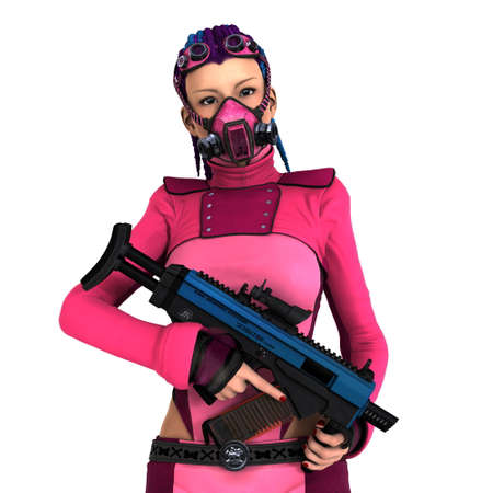 female soldierの写真素材