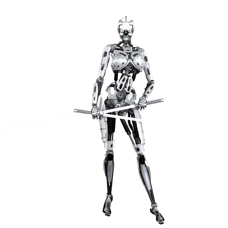 female robotの写真素材